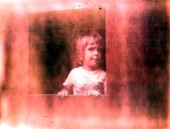 Katherine (Kat) McDougal Wheeler McCandless; in playhouse